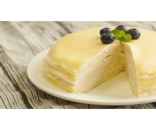 Frozen Original Cream Mille Crepe Cake 6-Inch 400g